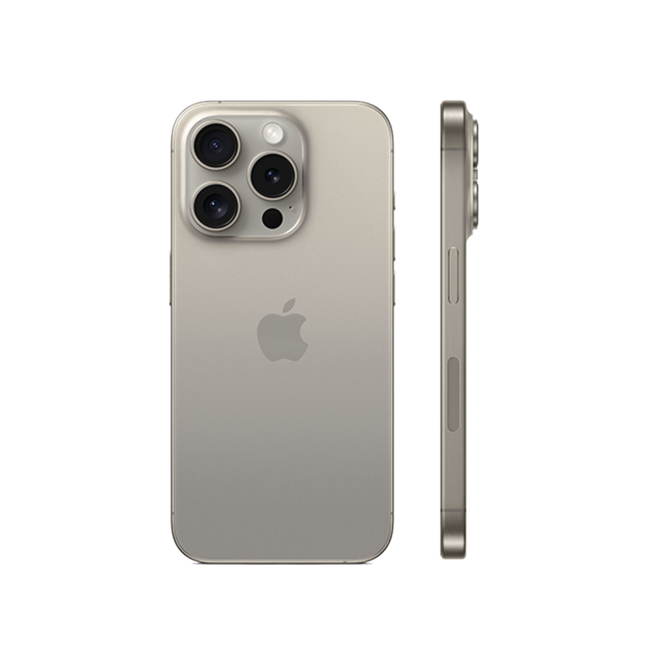 Iphone 15 pro 128gb, natural titanium, USED