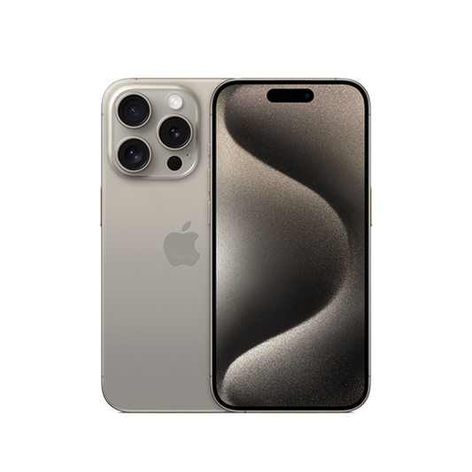 Iphone 15 pro 128gb, natural titanium, USED